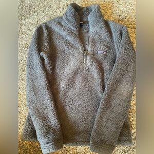 Grey Patagonia Quarter Zip Fleece size S